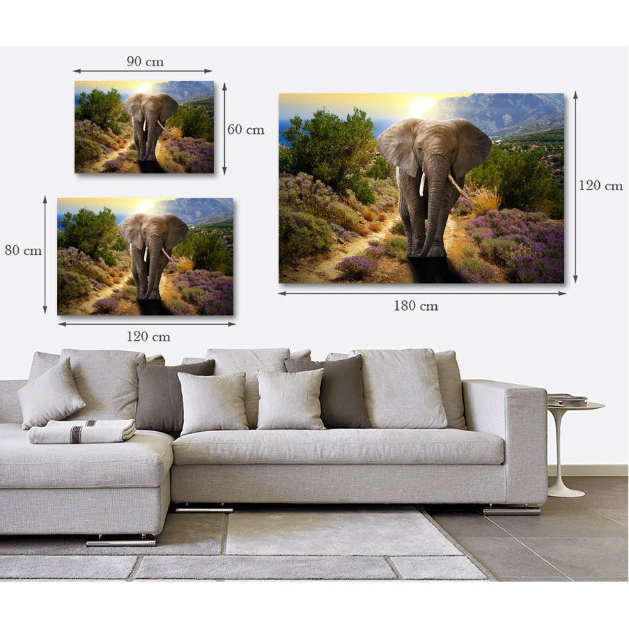 Acrylglas afbeelding - Gouden Olifant