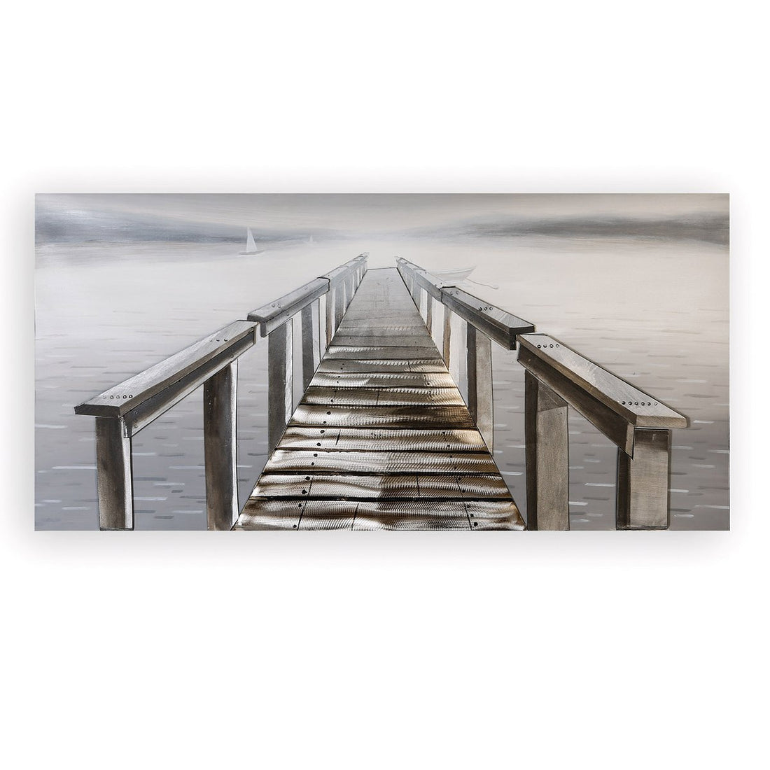 Aluminium 3D-foto "Bootdok" 150x75