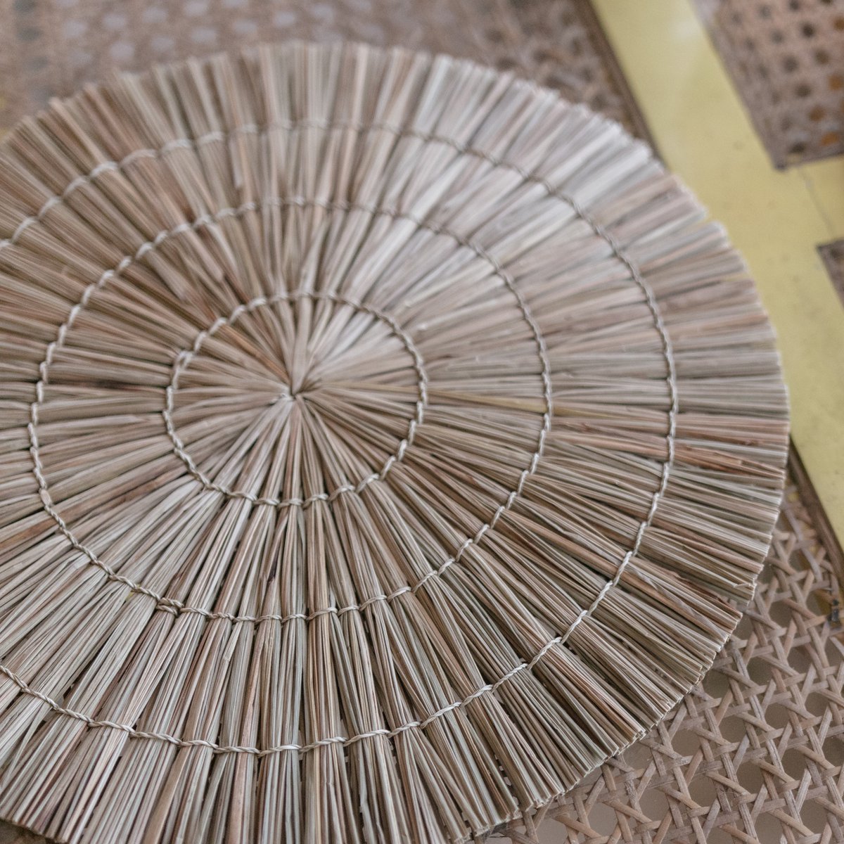 Placemat (Set van 2, 4 of 6) 35 cm | Tafelmat ALANG gemaakt van zeegras